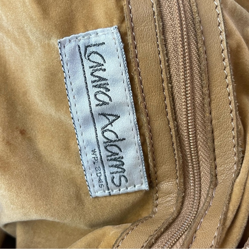 Laura Adams leather purse crossbody backpack adjustable convertible - Picture 3 of 11